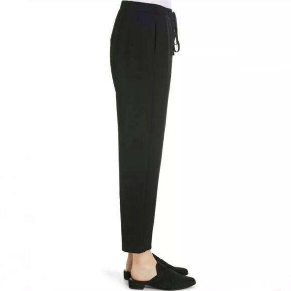 Eileen Fisher Pants Womens Size P S Drawstring Black Ankle Casual - Picture 5 of 16